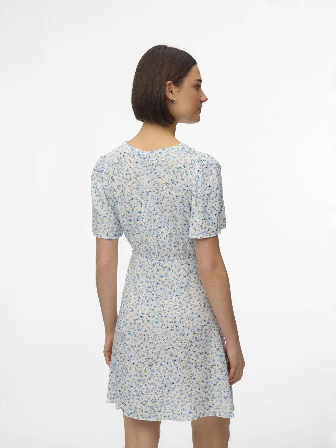 VMALBA Short Dress - Snow White - VERO MODA & VILA Bergvik